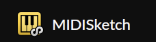 MIDISketch listed in Bitwig's browser